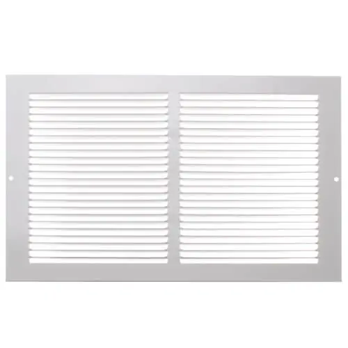 Hart & Cooley 43128 14 x 8 White Return Air Grille 650 Series