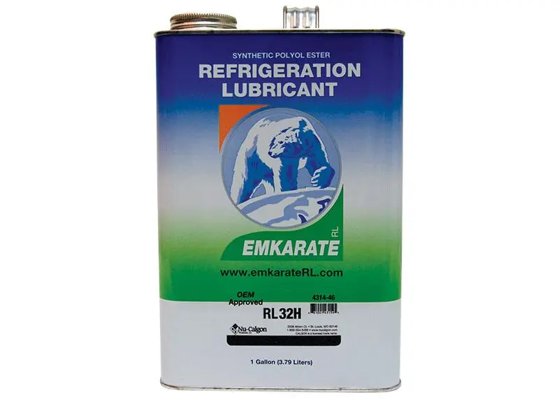 Nu-Calgon 4314-46 Refrigeration Mineral Oil 1 Gal Can RL32H POE Oil