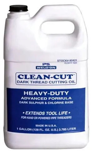 IPS CORP 80421 R1625 DCO1 DARK CUTTING OIL 1GAL (Cat. 2) FOR HAND OR POWER THREADERS