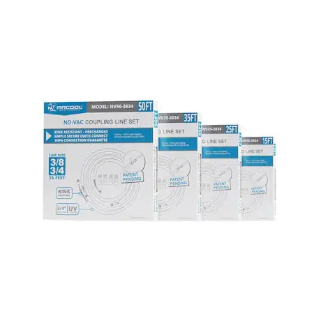 MRCOOL NV50-3834 PreCharged 50FT Line Set HVAC Installation Accessory