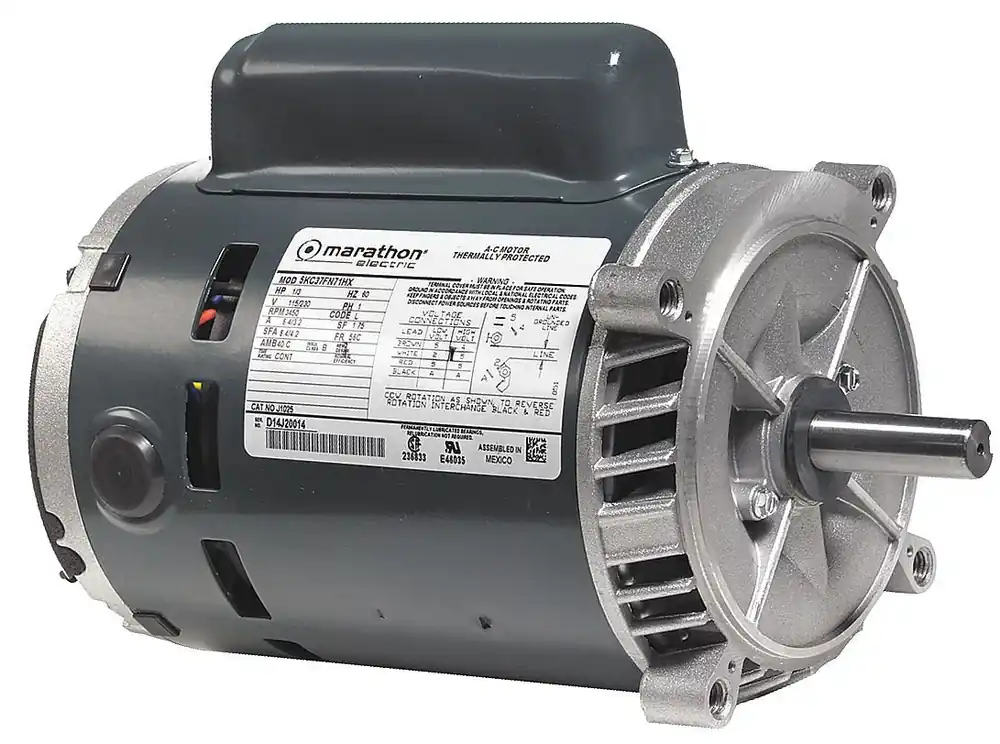 SK0317795-US20260702-105043-0 Marathon Electric MC336 Marathon C336 56C Frame Open Drip Proof 1-1/2 hp Oil Burner Motor - Image 1