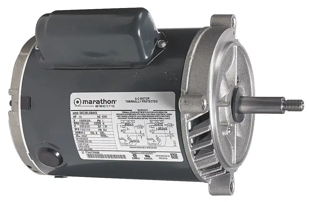 SK0317796-US20260702-105043-0 Marathon MC337 Jet Pump Motor 1.5 HP 3600 RPM 115/230 VAC 56J Frame - Image 1