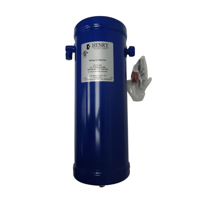 SK0318044-US20260702-105043-0 Henry Technologies S-8060 Vertical Receiver Liquid Refrigerant, 1/4 Flare - Image 1