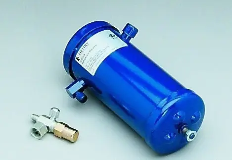 Henry Technologies S-8062 Vertical Receiver Liquid Refrigerant, 1/4 Flare, 3.3 Lbs Holding Capacity