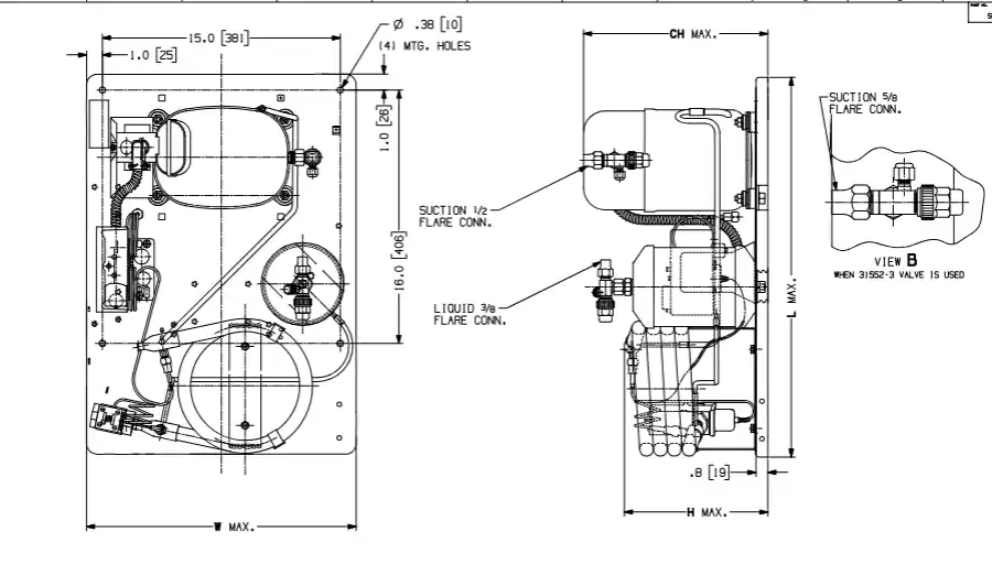 SK0318263-US20260702-105043-0 Tecumseh 2B210-9 AJA7441AXDXW Hermetic Condensing Unit 230V/60Hz - Image 1