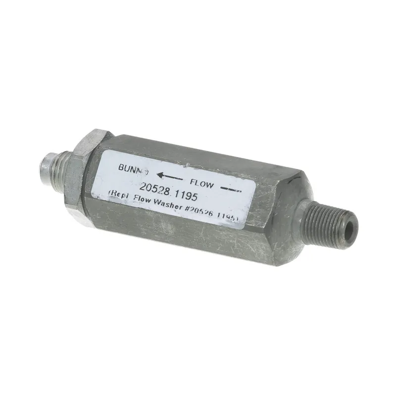 Bunn - 20528.1195 - Flow Control Assy 1/4Flx1/8Mpt, .195Gpm