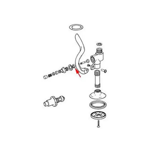 SK0319616-US20260702-105043-0 T&S Brass - 001084-45 - Washer,Seat, Push Button,Gray - Image 1