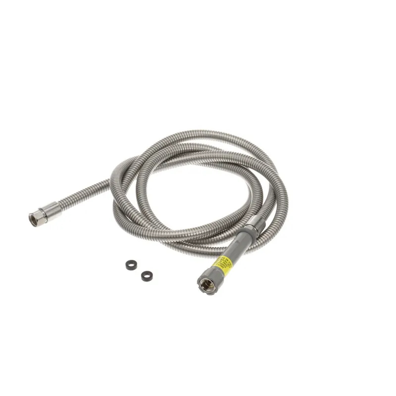 T&S Brass - B-0108-Hose - 108 In S/S Flexiblehose