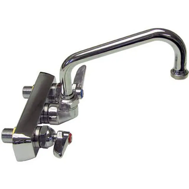 T&S Brass - B-1115 - Faucet 4" Ctr Wall 6" Noz