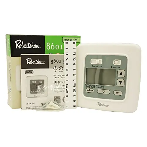 SK0320530-US20260702-105043-0 Robertshaw 8601 Digital Programmable Thermostat HVAC Control - Image 1
