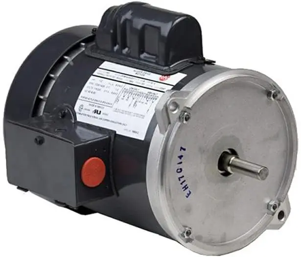 SK0320944-US20260702-105043-0 Nidec FD12CM2PZYR Auger Motor, 1/2 HP, Cap Start, 1800 RPM, 115/230V, 56Y Frame - Image 1