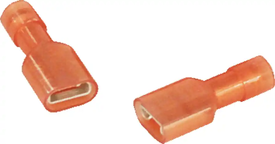 MARS 86508 Solderless Terminal, 16-14 FE Fully Insulated QD 100/Pk