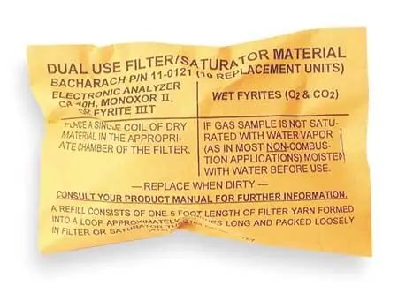 Bacharach 11-0121 Filter Material 10 Pack
