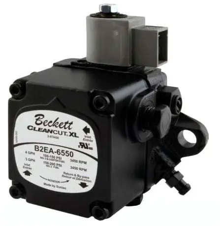 Beckett PF20422U 2 Stage Clean Cut Oil Pump With 120v Coil & PD Timer Replaces 51861U 21941U 10422U