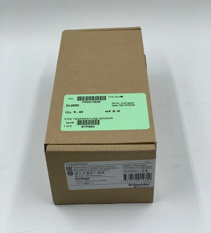 SK0321449-US20260702-105043-0 Schneider Electric STP660 Pipe Immersion Temperature Sensor w/Telescopic Probe - Image 1