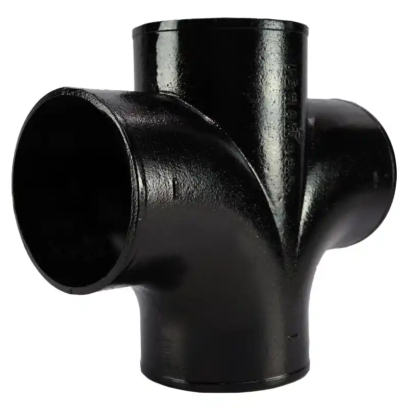 Charlotte Pipe NH-30 4" Cast Iron No Hub Sanitary Cross