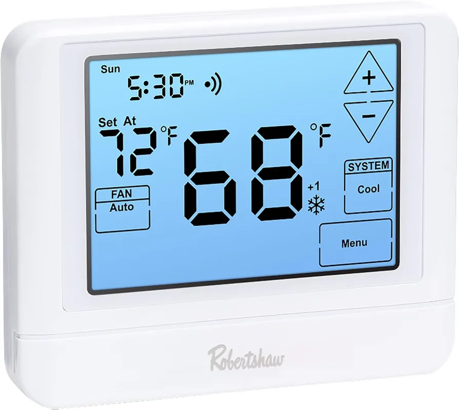 Robertshaw RS10420T Pro Series 7-Day Wi-Fi Programmable Touchscreen Thermostat 24V Auto