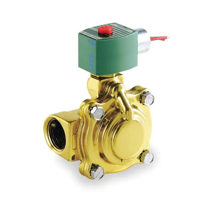 Asco 8210G004 General Service Solenoid Valve 120 Alternating Current 1 Inch NPT Normally Closed