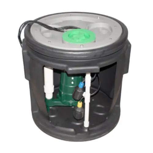 Zoeller 912-1143 24 X 24 Preassembled Sewage System W/ M266, 1/2 Hp, 115V Pump