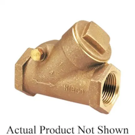 NIBCO NL93006 Y-Pattern Swing Check Valve 1/2 in Nominal NPT End Style 300 lb