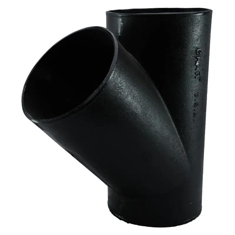 Charlotte Pipe NH-20 10 10" Cast Iron No Hub Wye