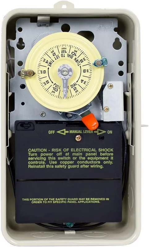 SK0323281-US20260702-105043-0 Intermatic T101R201 Time Switch 125 VAC 60 Hz 40 Amp SPST - Image 1