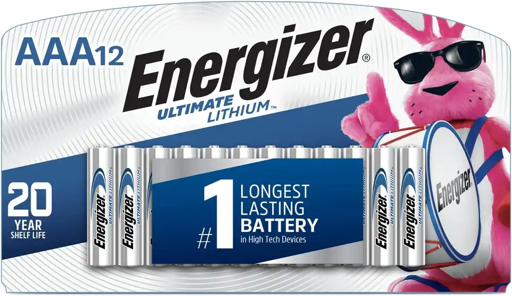 Energizer L92SBP-12 Energizer AAA Batteries Ultimate Lithium 12 Count