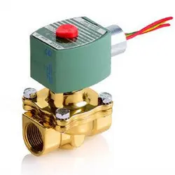 ASCO CONTROLS 8210G013 120/60 AC 3/4 NPT 2 Way N.O. General Purpose Brass Solenoid Valve For Air Water Light Oil