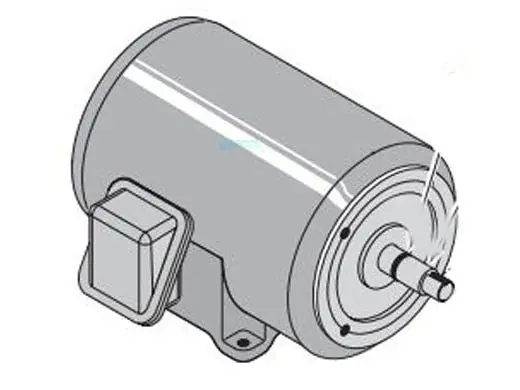 Pentair C218-180 Motor 5HP 230V Single Phase Pool and Spa Pump