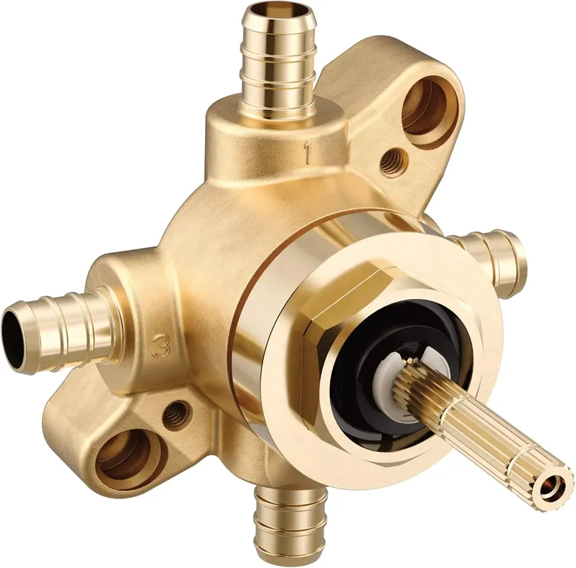SK0325890-US20260702-105043-0 Moen U231X M-CORE 2 or 3 Function Transfer Valve with Crimp Ring PEX Connections - Image 1