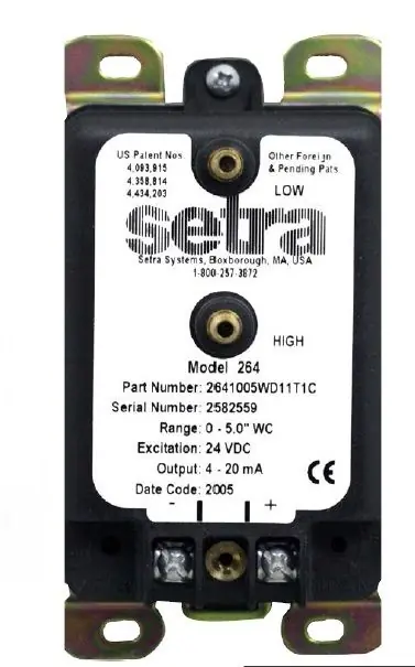 SK0326012-US20260702-105043-0 Setra Systems 2641025WB11A1F Model 264 Differential Pressure Transmitter - Image 1