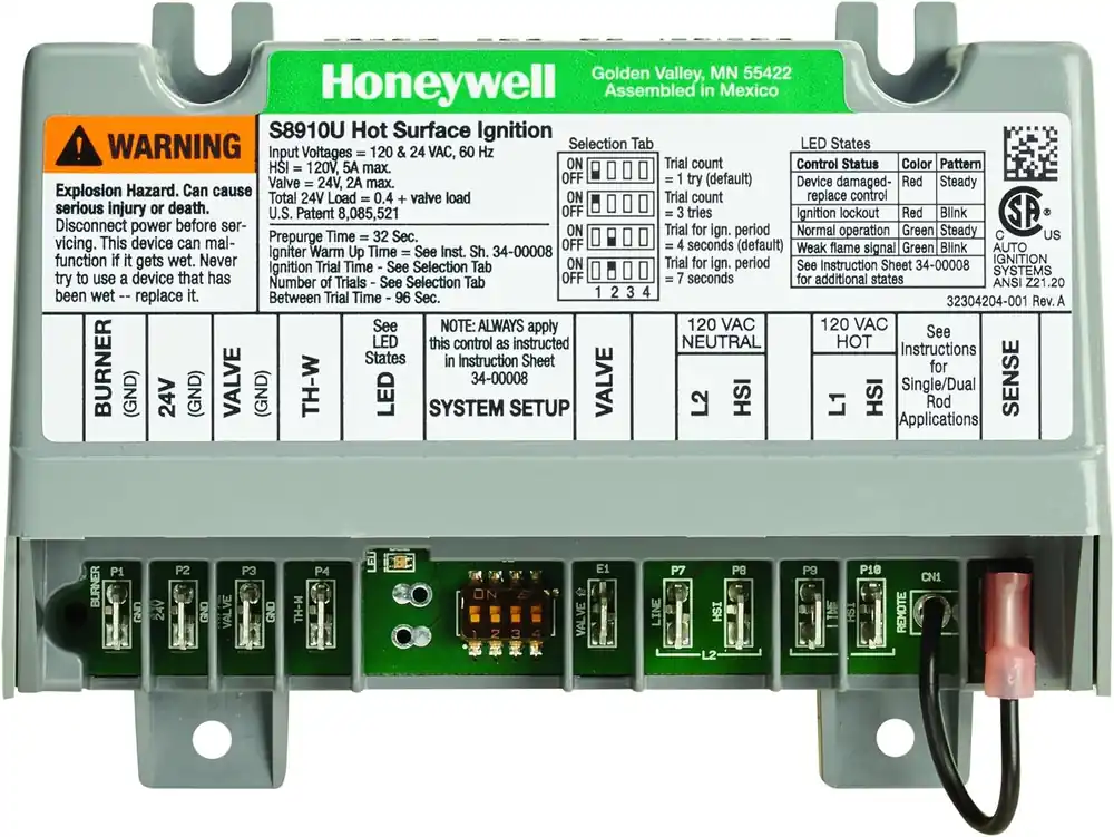 SK0326144-US20260702-105043-0 Honeywell S8910U3000 Universal HIS Module 120 VAC Replaces S8910U1000 - Image 1