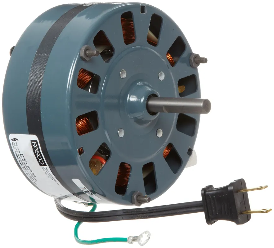 Fasco D1036 5 Frame Open Ventilated Shaded Pole Ventilator and Unit Heater Motor 1/20HP 1050rpm 115V