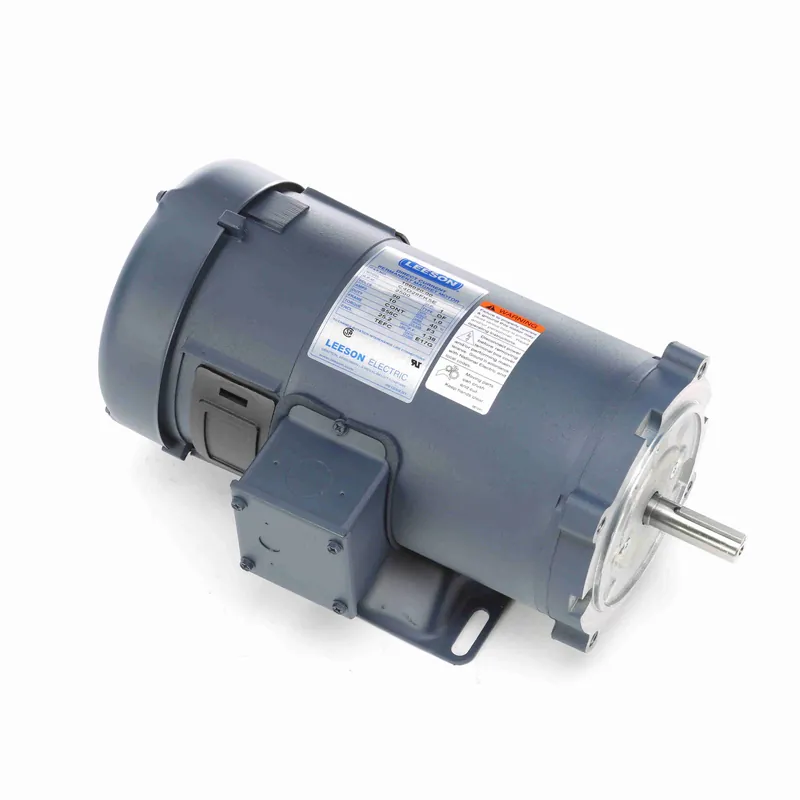 Leeson 108020.00 SCR Motor, 1 HP, 90 V, 2500 RPM, S56C Frame