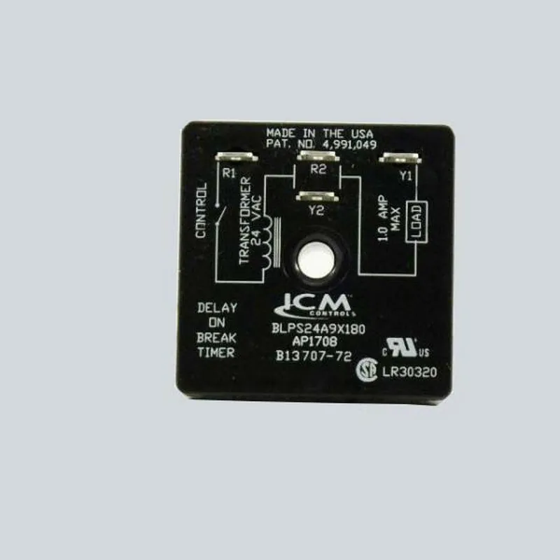 SK0327570-US20260702-105043-0 Goodman B1370772 Time Delay Relay 180-Second Delay for HVAC Systems - Image 1