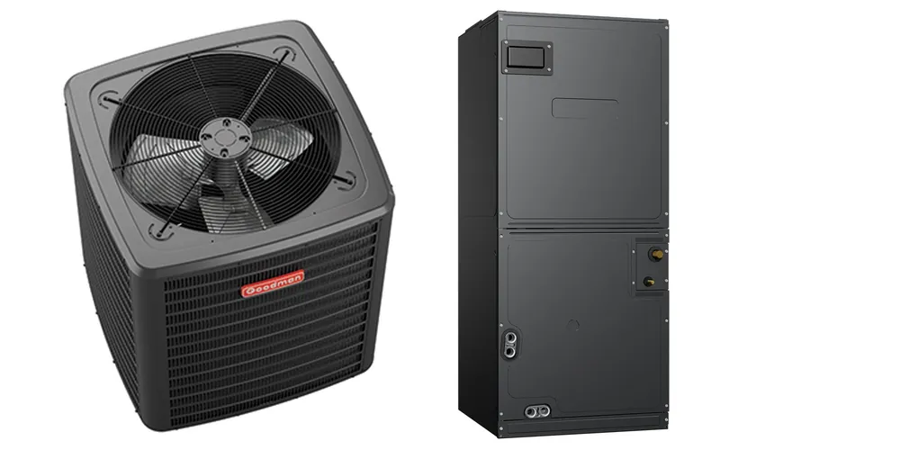 SK0330432-US20260702-105043-0 Goodman - 2.5 Ton Cooling - Air Conditioner + Air Handler System - 15 SEER2 - Image 1