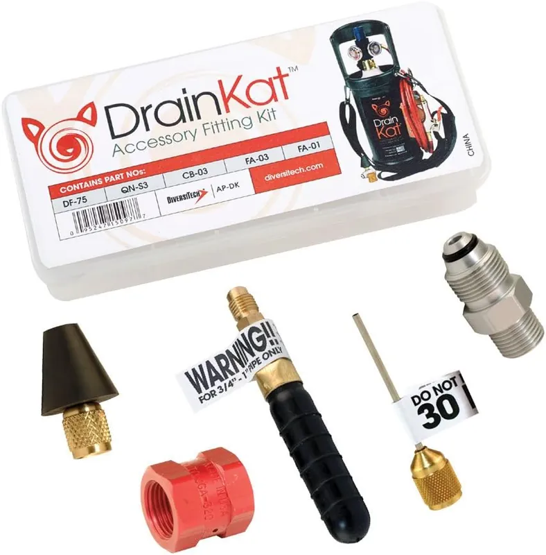 SK0338193-US20260702-105043-0 DIVERSITECH AP-DK Drain Kat Accessory Fitting Kit Modern 11 Inches 1 Pack - Image 1