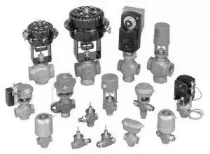 Johnson Controls VG7241GT+7150G Series VG7000 Model VG7241GT Brass Trim Globe Valve 24V 1/2 Inch 2W 4.6CV Electric Actuator